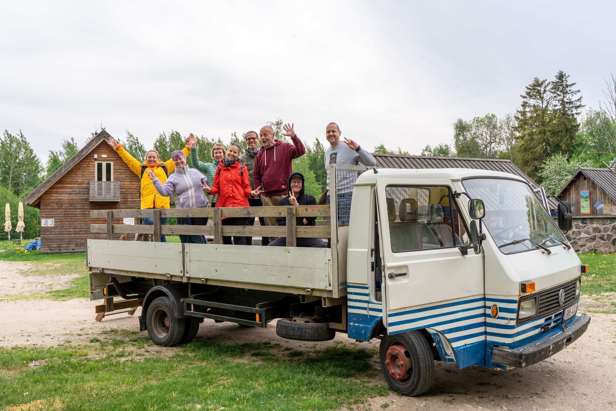 Visit Estonia sisuloome meeskond Kihnus, Eestis